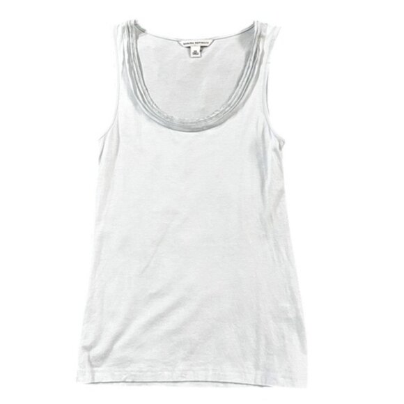 Banana Republic Tank with layered ribbon scoop neck Light Green Size XS - Picture 1 of 6